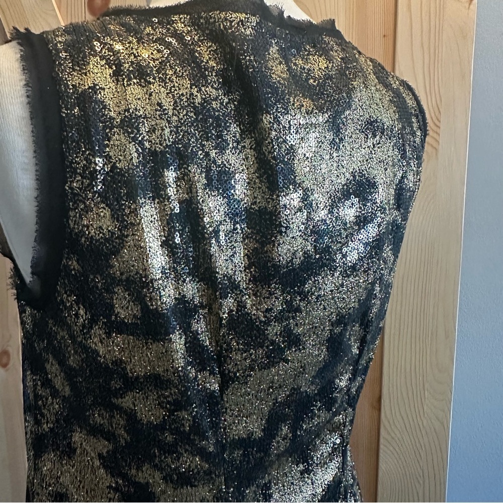 **CLOSET CLEAR OUT** Michael Kors Sequin Shift Dress- Size M - Picture 6 of 7